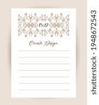 wedding invitation template.... | Shutterstock .eps vector #1948672543