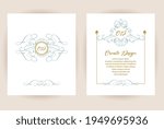 wedding invitation template.... | Shutterstock .eps vector #1949695936