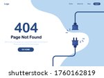 vector illustration 404 error... | Shutterstock .eps vector #1760162819