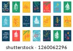 hand draw christmas and new... | Shutterstock .eps vector #1260062296