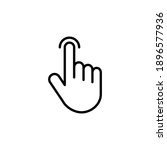 hand cursor icon. cursor icon... | Shutterstock .eps vector #1896577936