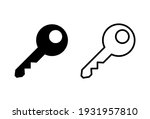 key icon set. key vector icon.... | Shutterstock .eps vector #1931957810