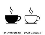 coffee cup icon set. cup a... | Shutterstock .eps vector #1935935086