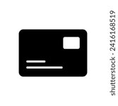 credit card icon vector. credit ...
