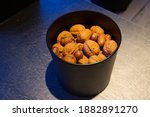 Bucket Of Walnuts As Seen In...