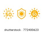 uv  sun protection  spf 50... | Shutterstock .eps vector #772400623