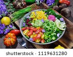 Rainbow Salad Colorful Food