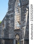 Small photo of Tienen, Flemish Brabant Region, Belgium - June 23, 2023 - The ruins of the father beguine church