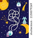 space maze game for children.... | Shutterstock .eps vector #2150079269