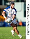 Small photo of Hong Kong - 29 June 2019: Myung Jun Lee of South Korea runs in a try during the Asia Rugby Championship match between Hong Kong and South Korea.