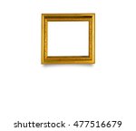 gold picture frame isolated on... | Shutterstock . vector #477516679