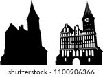 cathedral in kaliningrad ... | Shutterstock .eps vector #1100906366
