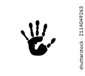human footprint for art ... | Shutterstock .eps vector #2114049263