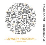 loyalty program. vector... | Shutterstock .eps vector #1670340433