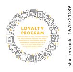 loyalty program. vector... | Shutterstock .eps vector #1670721589