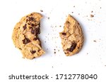 Isolate cookie on white background, With clipping path.