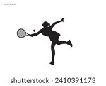 a tennis player woman...