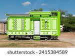 Small photo of Knock down private house, Prefab house, prefabricated house.