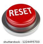 3d Illustration Reset Button