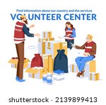 donation boxes. big storage.... | Shutterstock .eps vector #2139899413