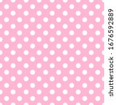 Cute Pink Seamless Pattern With ...