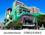 Small photo of Brisbane Queensland Australia 05 25 2021: The facade of the Mater hospital in Brisbane city
