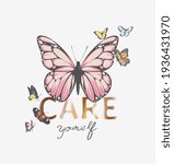 care yourself gold foil print... | Shutterstock .eps vector #1936431970
