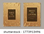 set of modern luxury wedding... | Shutterstock .eps vector #1773913496