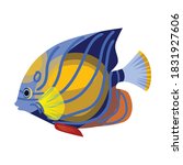 Tropical Fish Vector Icon...