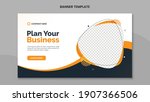 plan your business banner... | Shutterstock .eps vector #1907366506