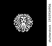 lion head logo vector template... | Shutterstock .eps vector #1935934906