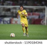 Small photo of Thessaloniki, Greece - September 20, 2018. Chelsea's forward Pedro in action during an UEFA Europa League match between PAOK FC and Chelsea FC.