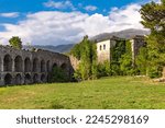 Small photo of Greece, Ioannina - famous ruins of Ali Pasha's palace and the Tower of Bohemond in the old byzantine castle of Ioannina.
