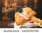Yummy Fired Chicken Ads With...