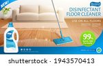 ad banner template of bleach or ... | Shutterstock .eps vector #1943570413