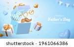 3d father's day sales poster... | Shutterstock .eps vector #1961066386