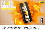 3d energy drink banner ad with... | Shutterstock .eps vector #1983875726