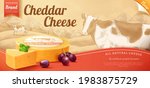 3d Cheddar Cheese Ad Banner....