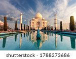 Famous Taj Mahal, wonderful sight of India, Agra