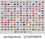 all official national waving... | Shutterstock .eps vector #1210596859