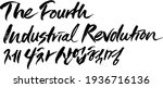 the forth industrial revolution ... | Shutterstock .eps vector #1936716136