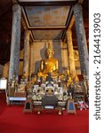 Small photo of Uttaradit, Thailand, 20 May 2022 Wat Phra Borommathat Thung Yang is located at Thung Yang Subdistrict, Laplae District, Uttaradit Province. It is an ancient temple enshrining the city's Phra Mahathat.