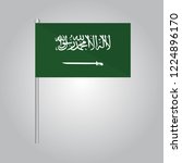 saudi arabia icon vector... | Shutterstock .eps vector #1224896170