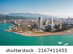 Aerial view of batumi. it is a...