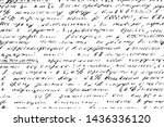 grunge texture of handwritten... | Shutterstock .eps vector #1436336120
