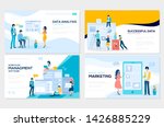 set of social media marketing ... | Shutterstock .eps vector #1426885229