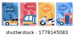 transport booklets flyer ... | Shutterstock .eps vector #1778145083