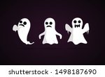 halloween ghost vector image ... | Shutterstock .eps vector #1498187690