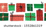 Christmas Gift Boxes Seamless...