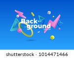 vector background with bright... | Shutterstock .eps vector #1014471466